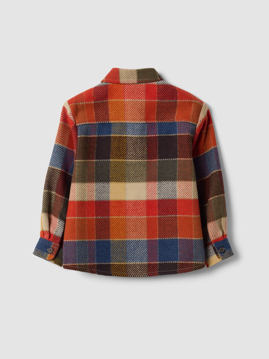 Camicia multicolor a quadri con colletto classico regular fit_5