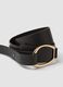 Black belt with gold oval buckle_2
