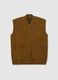 Brown Wool-Blend Gilet_5