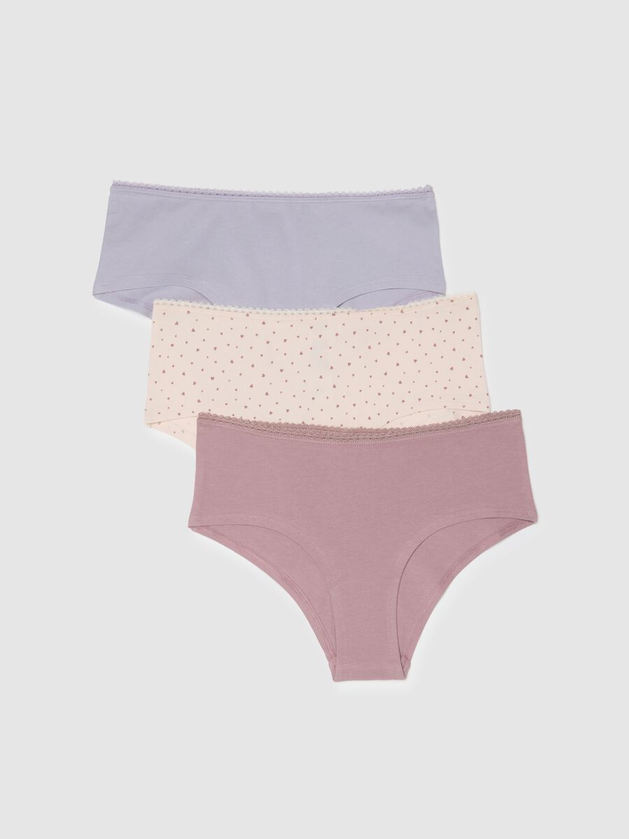 Tripack slip multicolor elasticizzati _4