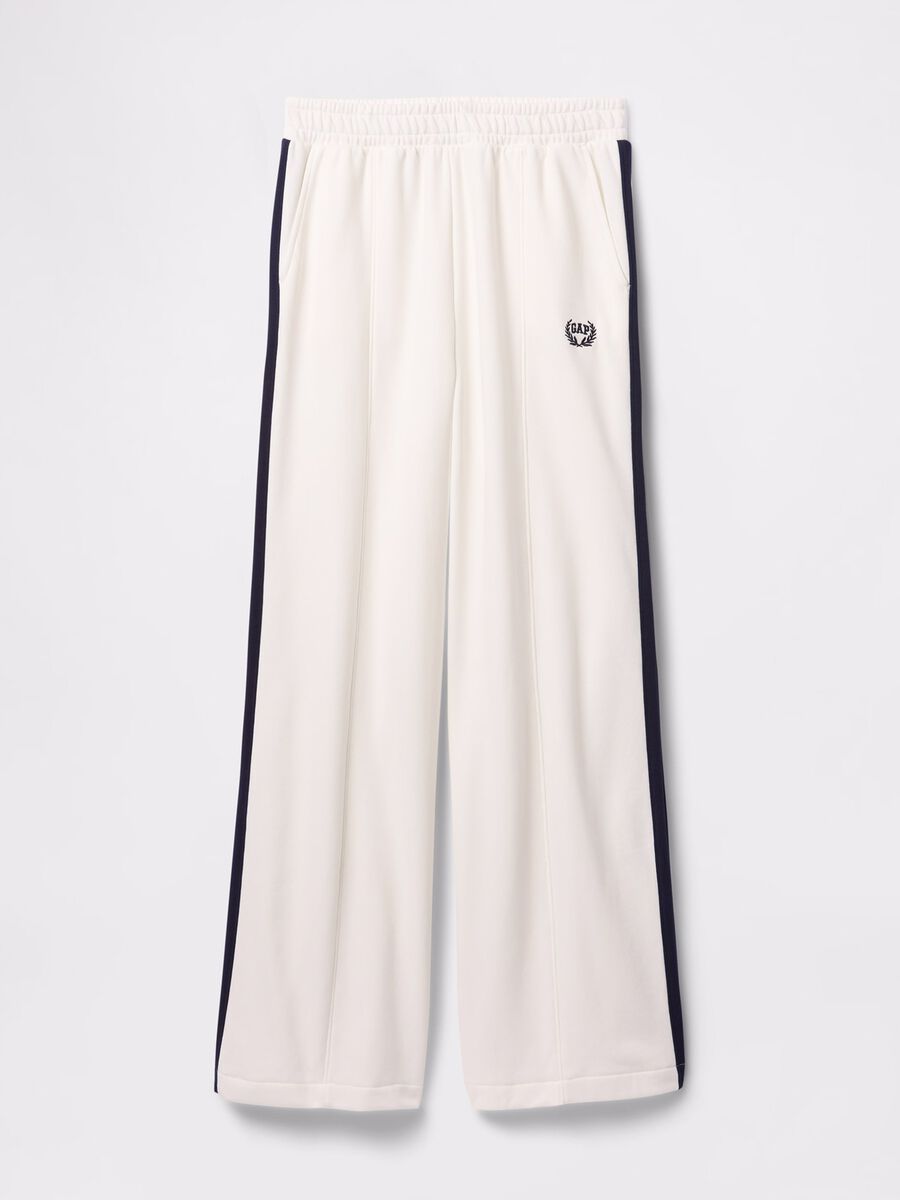 White trousers in cotton blend_4