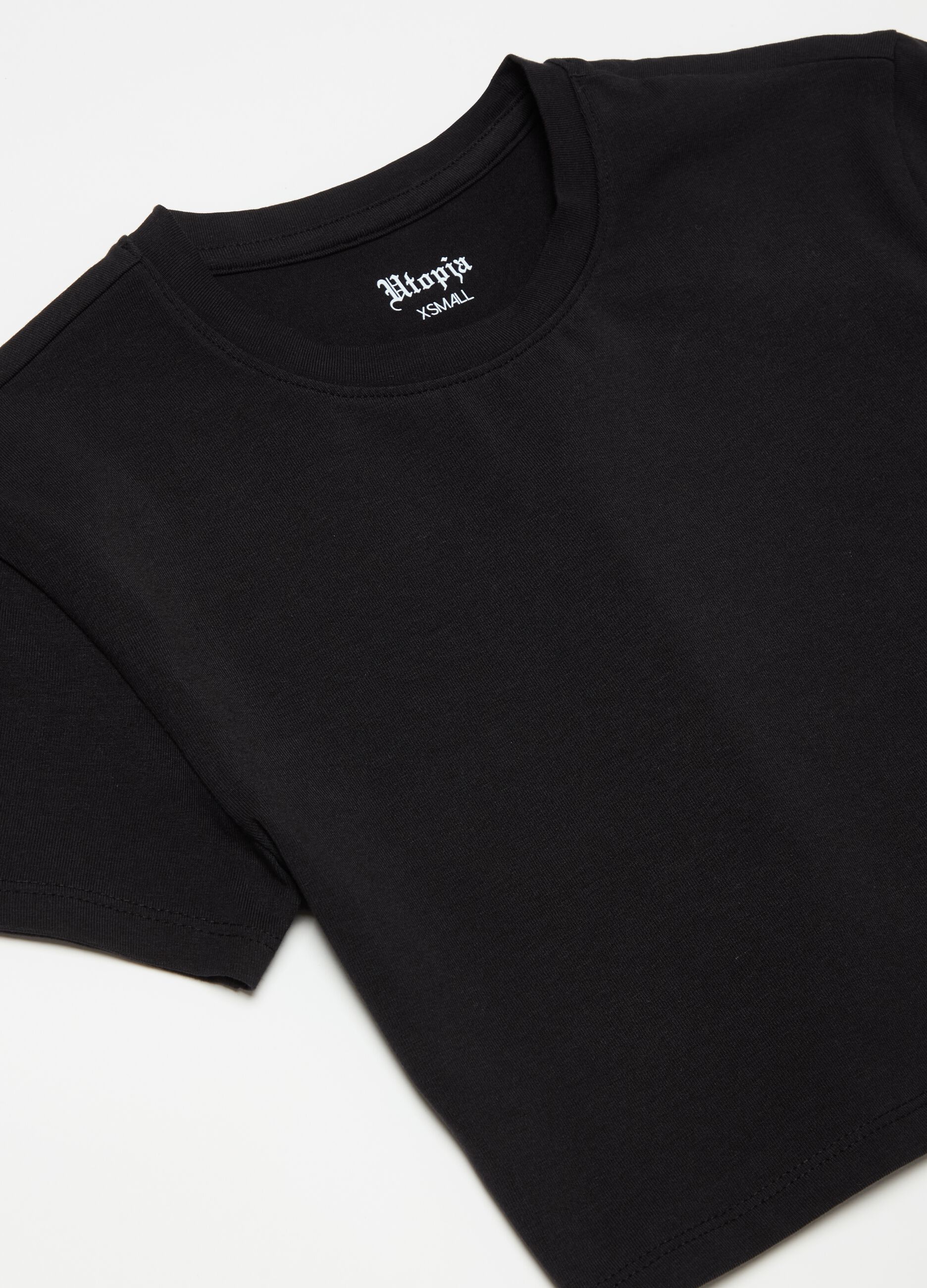 Crop T-shirt Black