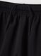 Black cotton-blend Bermuda shorts with elasticated waist_1