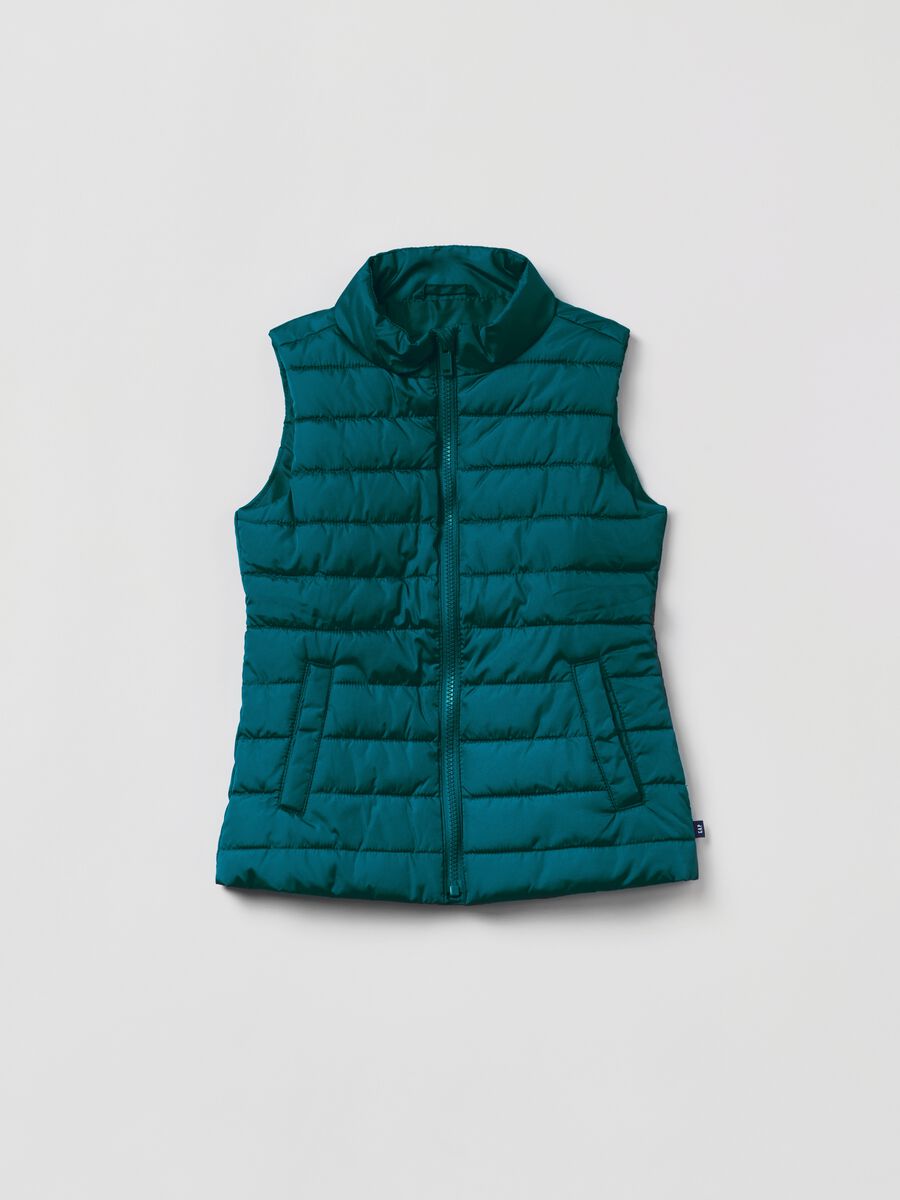 Quilted full-zip gilet_0