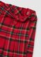 Multicolour Check Regular Fit Flannel Shorts for Girls_2
