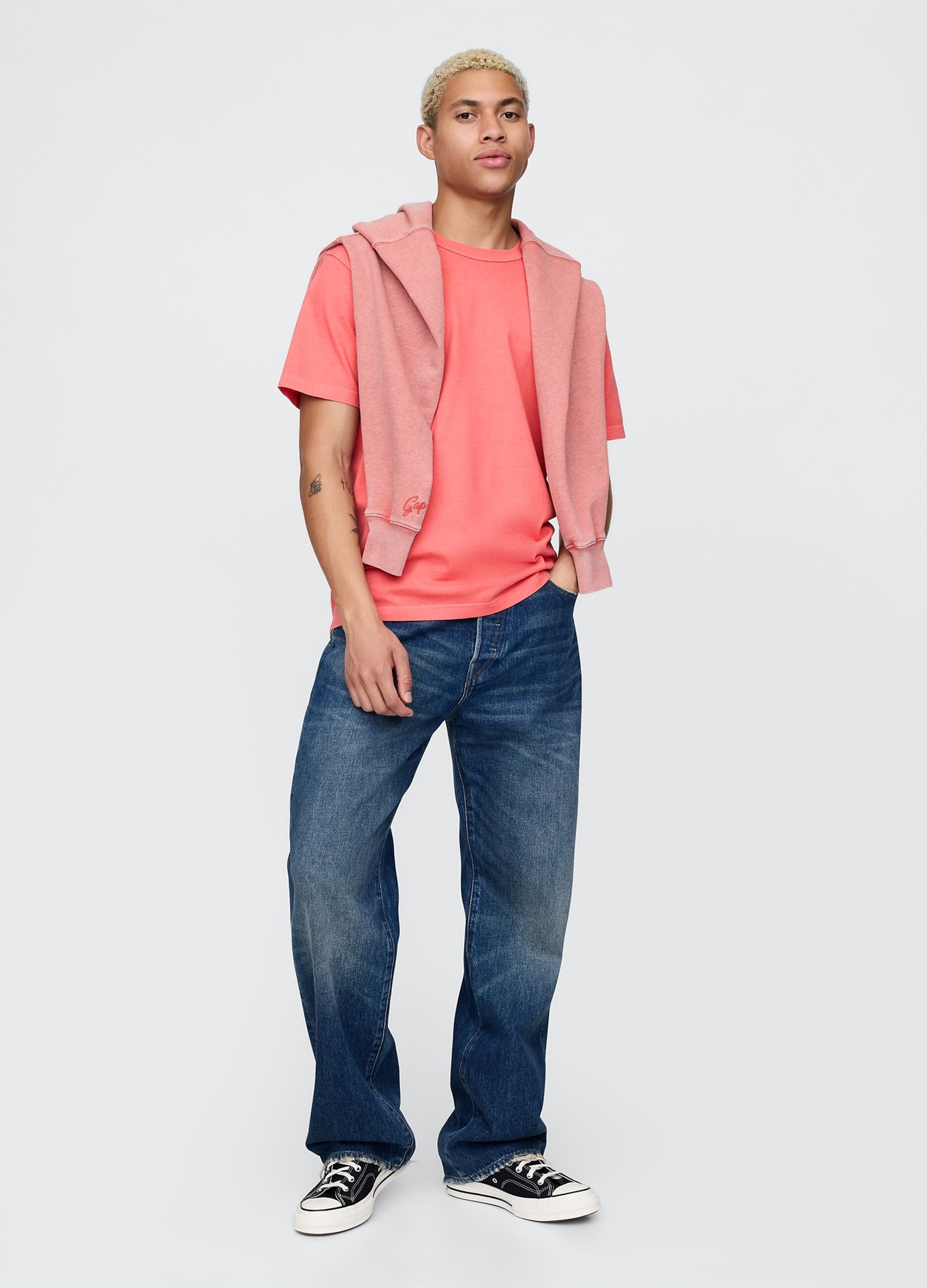 Pink Cotton Gap T-Shirt