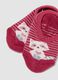 Red non-slip organic stretch cotton socks with kitten_2