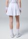 Gonna sportiva bianca in tessuto tecnico elasticizzato con shorts integrati ALTAVIA COURT_3