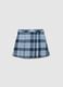 Multicolour checked skirt for girls regular fit_1