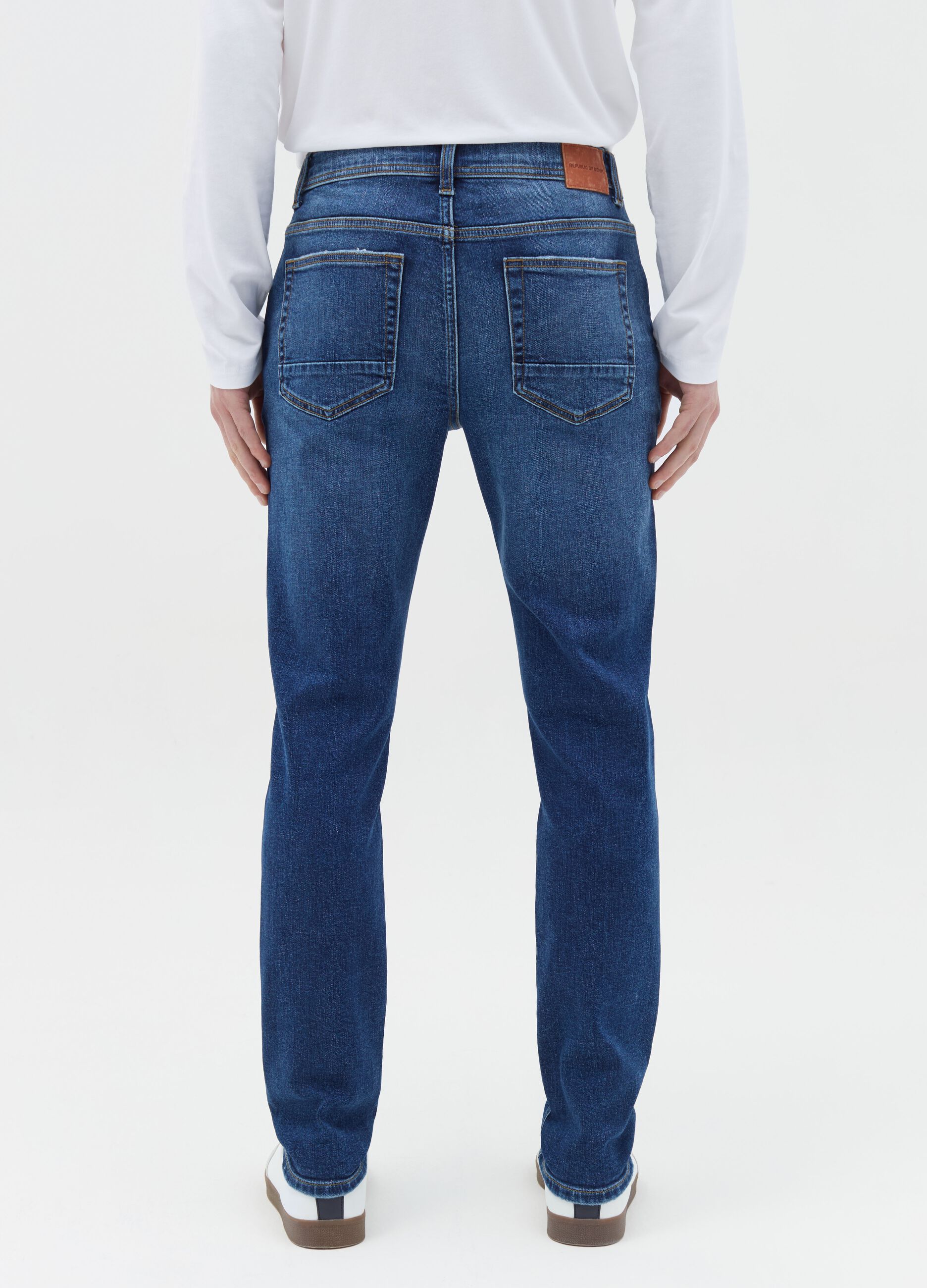Skinny-fit stretch jeans
