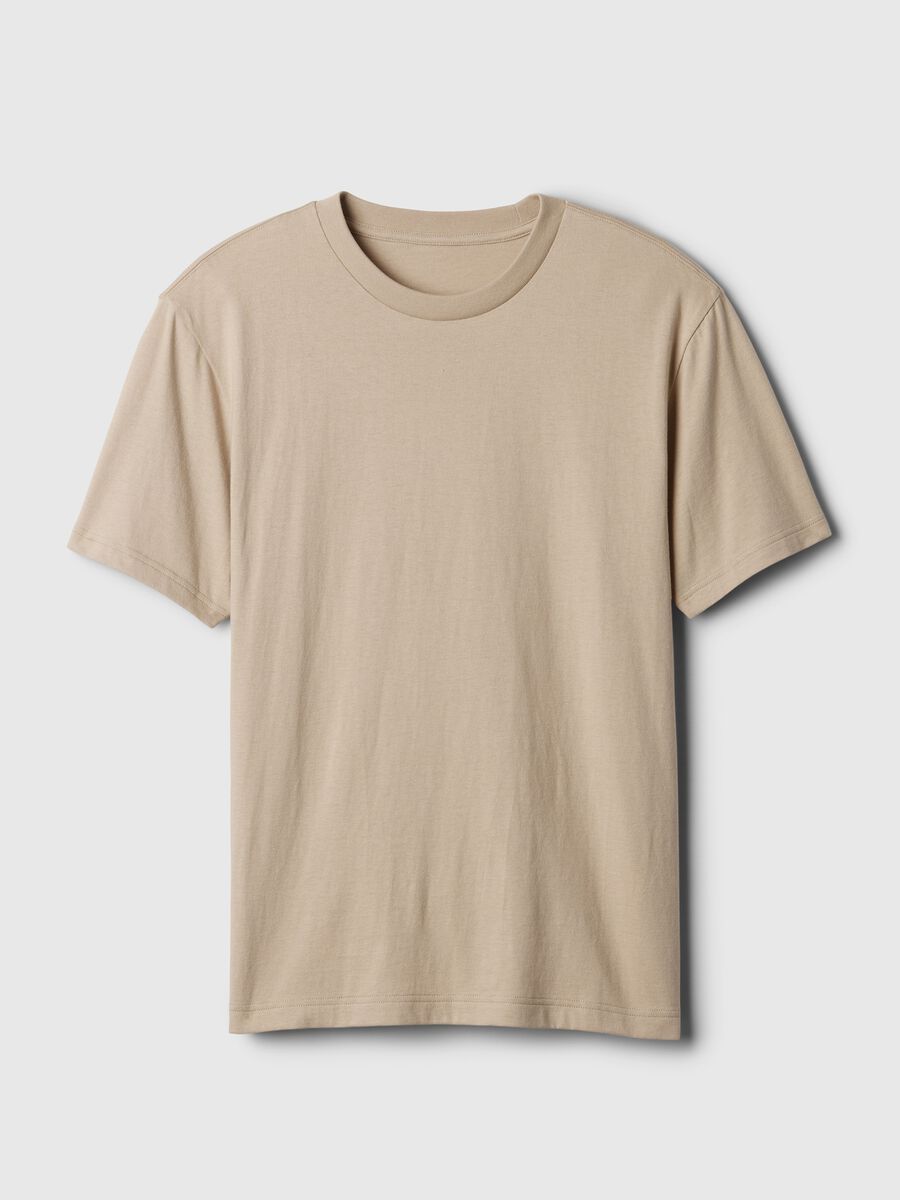 Cotton T-shirt with round neck_3