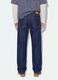 Blue denim jeans in pure cotton, baggy fit_1
