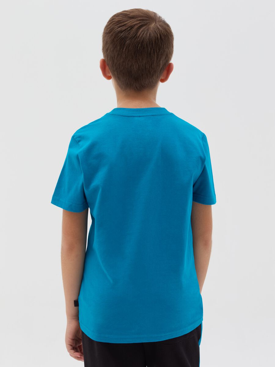 T-shirt in cotone con stampa logo_2