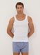 White ribbed vest top in pure organic cotton_0