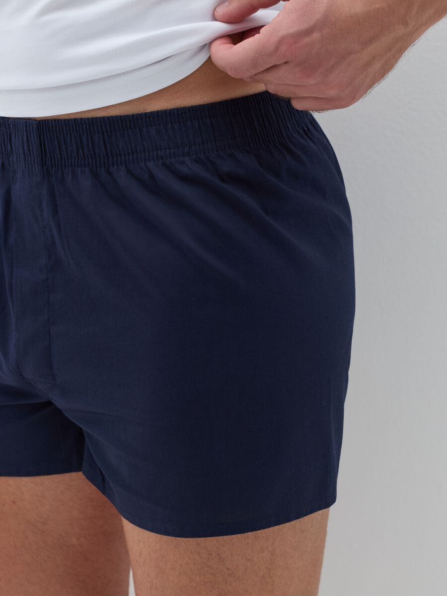 Two-pack boxer shorts in woven fabric with micro pattern_2
