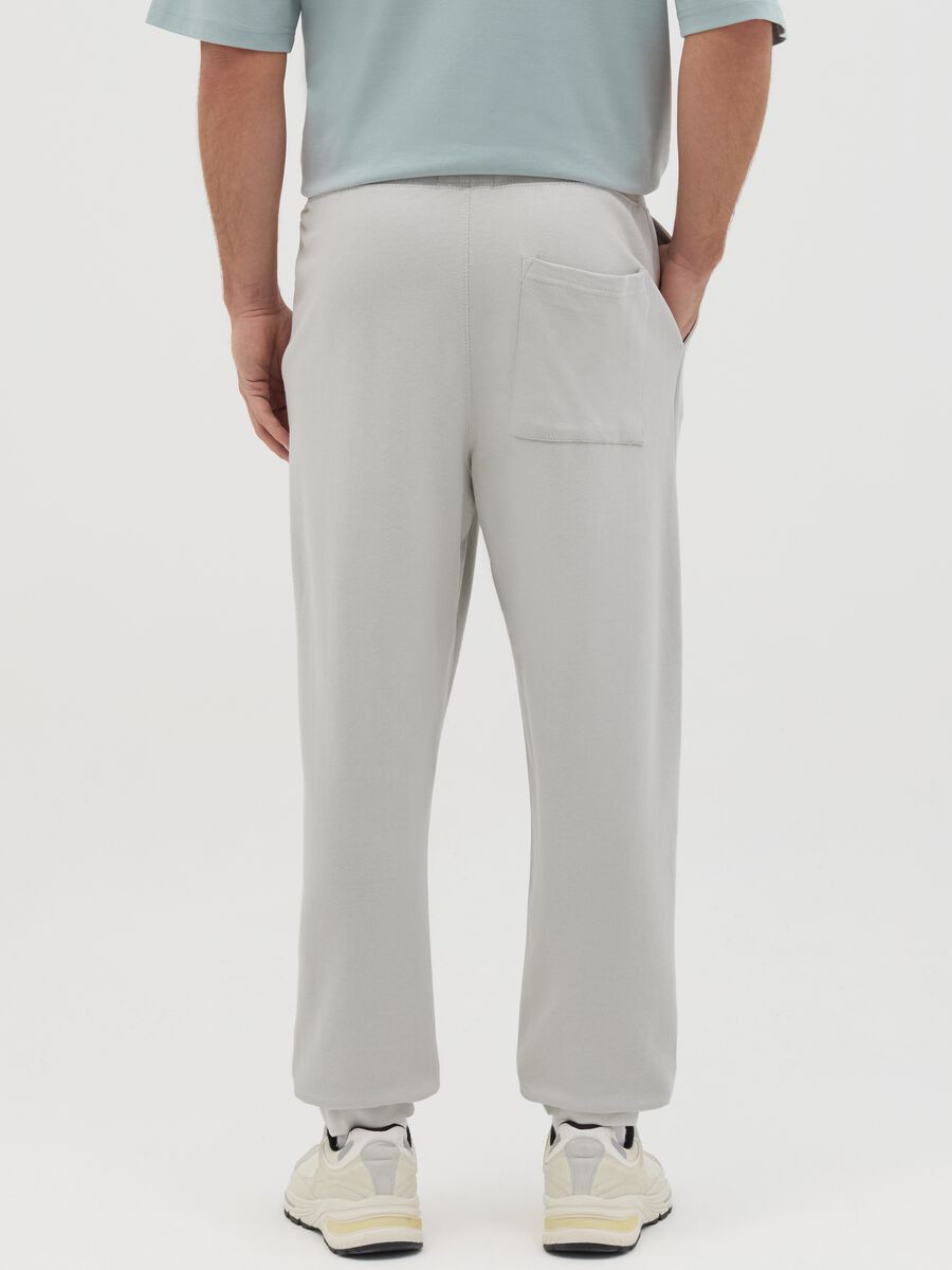 Joggers in cotton with drawstring_3