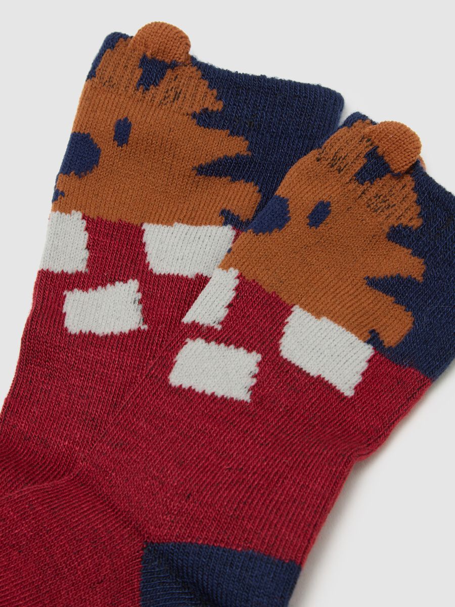 Multicolour Baby Bamboo Blend Long Socks Pack_1