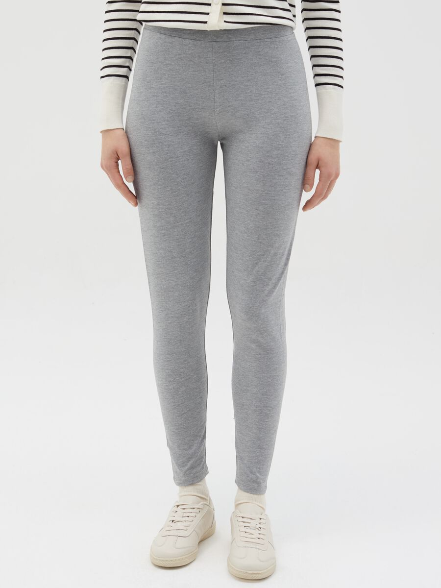 Essential leggings in stretch cotton_1