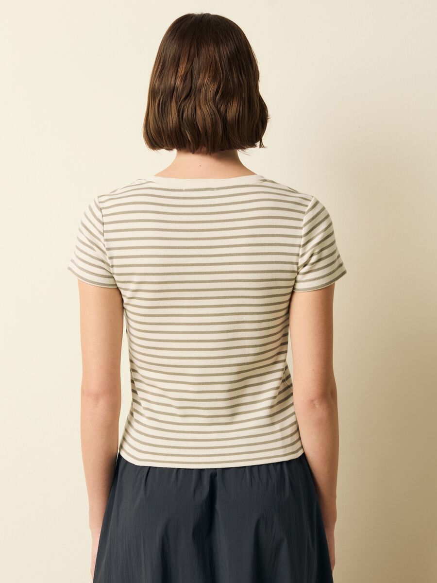 Striped cotton T-shirt_3