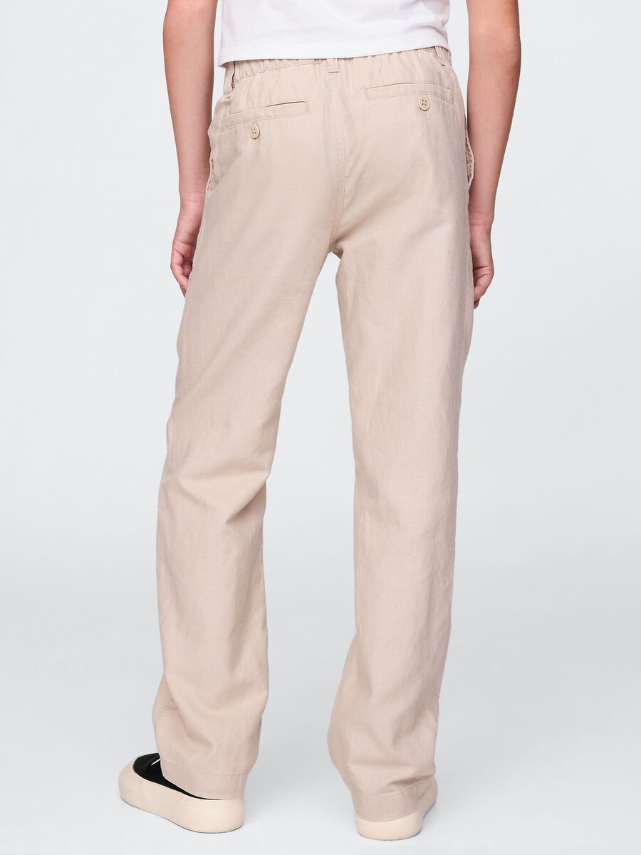 Trousers in linen and viscose_2
