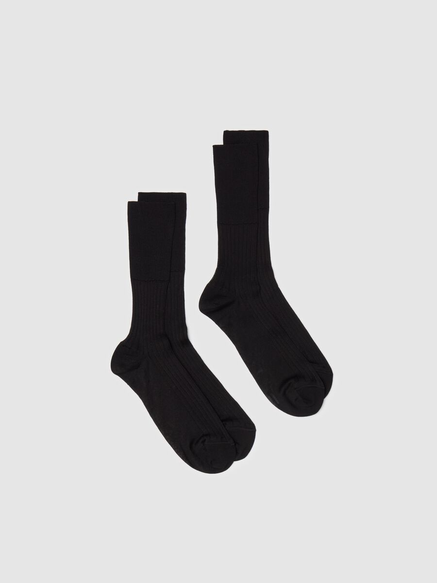 Two-pair pack medical socks in cotton_0