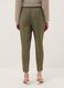 Green Viscose Blend Trousers Regular Fit_2