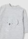 Grey cotton baby romper with embroidery_2