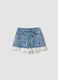 Pure cotton shorts with embroidery_0