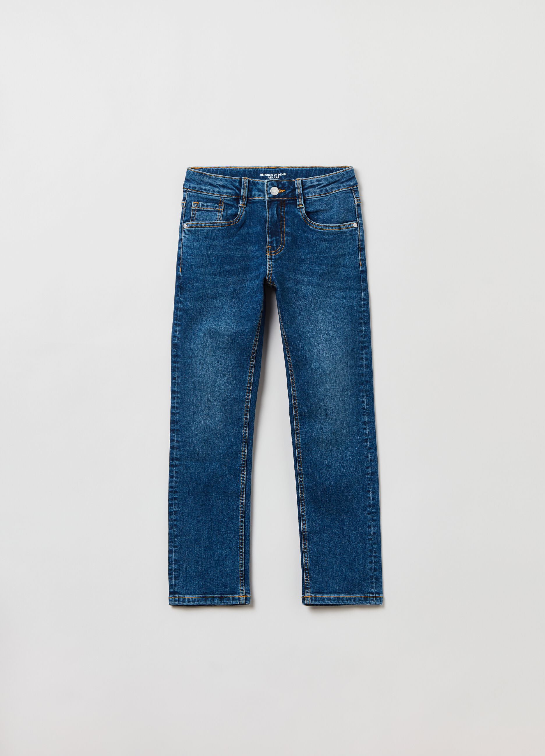Jeans regular fit cinque tasche