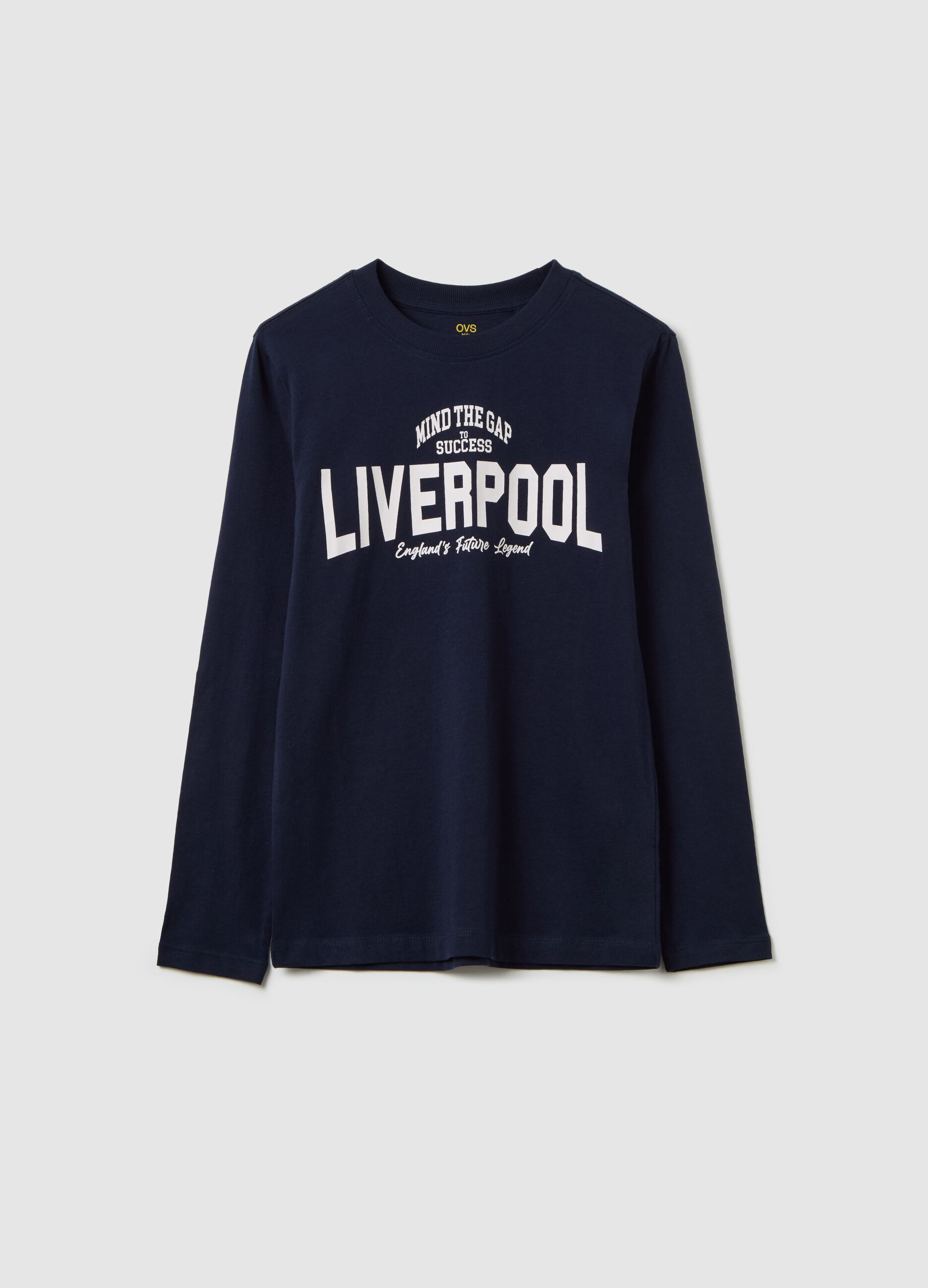 Long-sleeved T-shirt in cotton with print