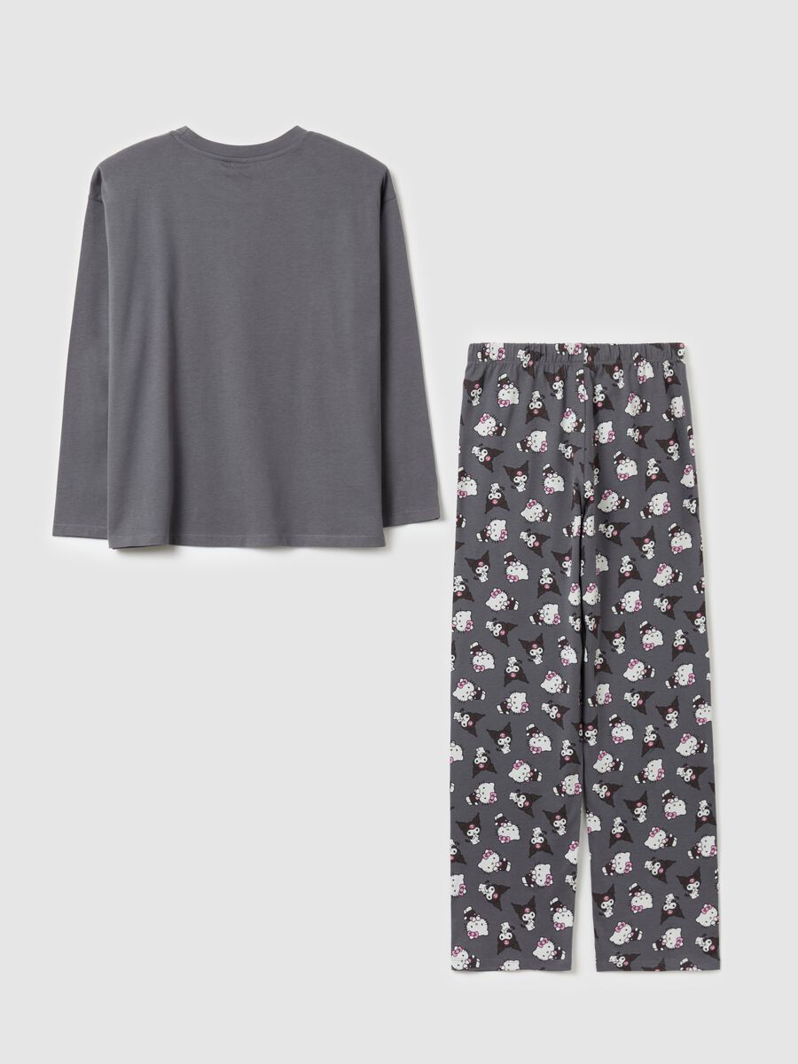Organic cotton pyjamas with Hello Kitty Kuromi print_1