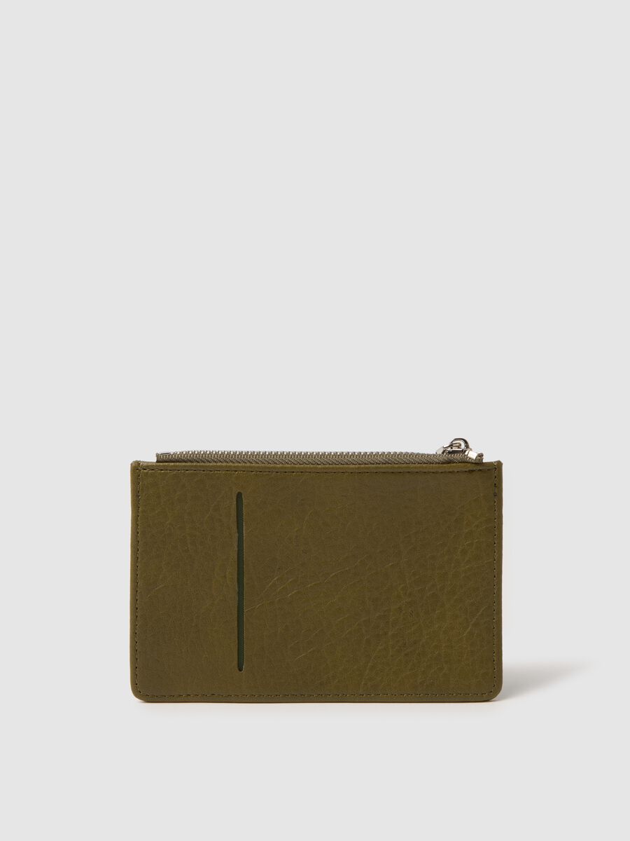 Green Document Holder with Zip_1