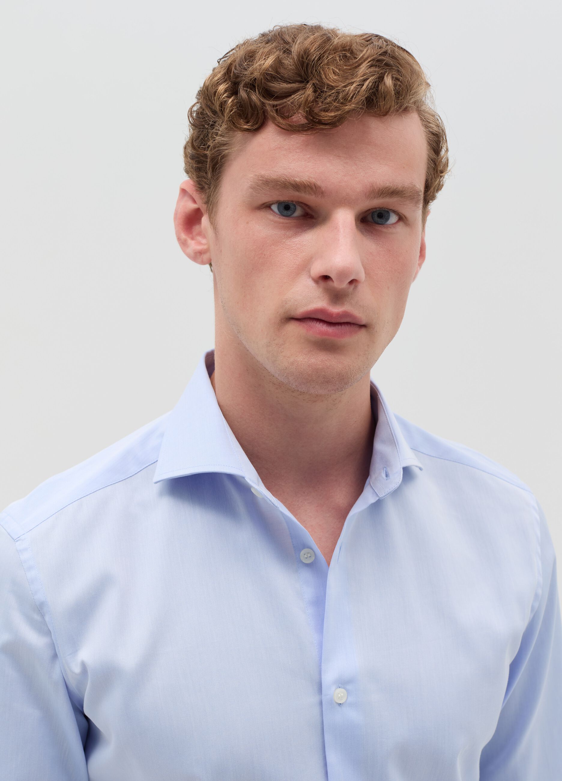 Camicia slim fit in cotone
