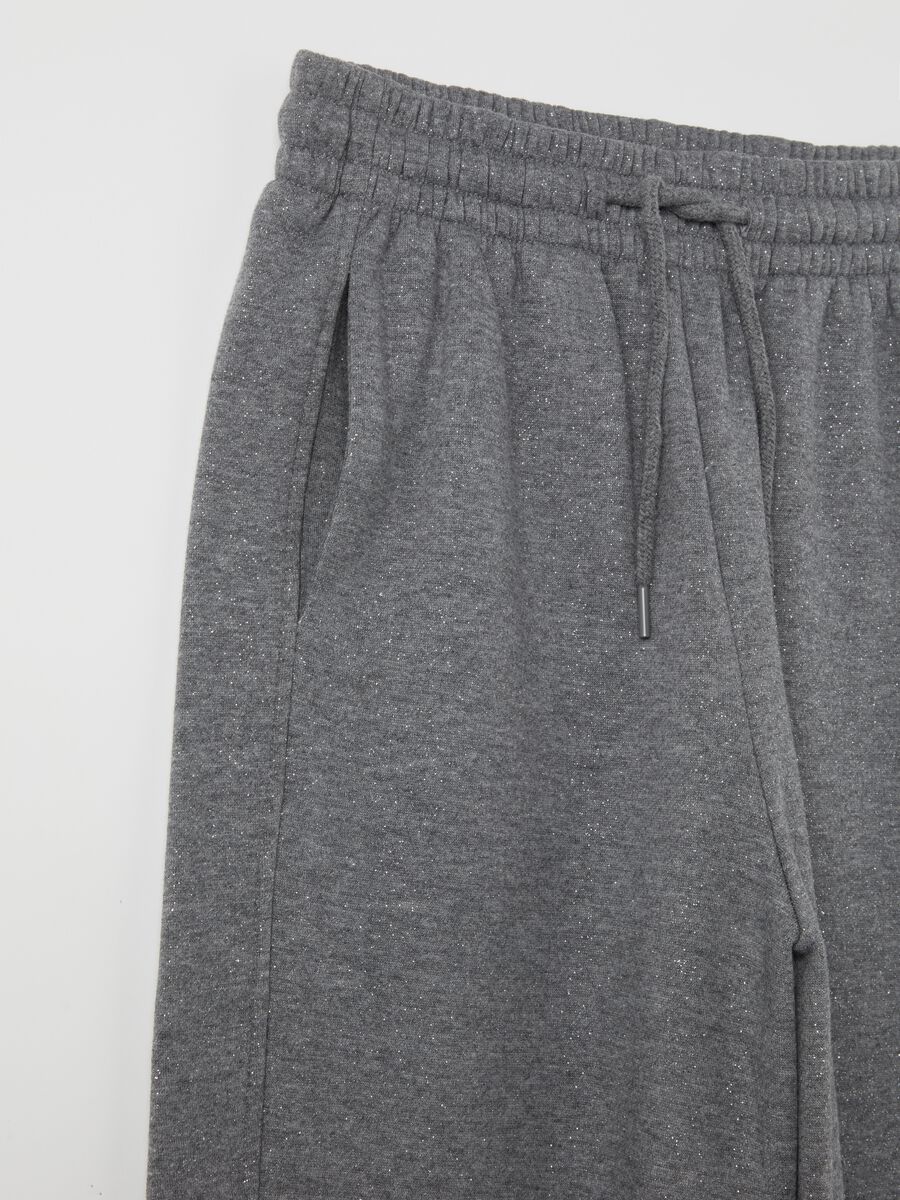 Lurex joggers with drawstring_5