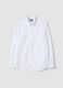 White button-down slim-fit long-sleeve Easy Iron shirt_0