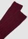 Calze midi rosse in lana, viscosa e cashmere elasticizzati_2