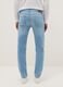 Light blue stretch cotton slim fit jeans_2