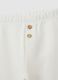 Baby girl white cotton leggings regular fit with ruffles_2