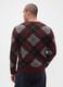 Multicolour pullover in stretch fabric with tartan pattern_1