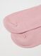 Long Pink Socks in Stretch Cotton Blend_2