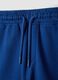 Blue pure cotton shorts with elasticated waist_2