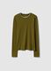 Pure Cotton Green Long Sleeve Regular Fit Shirt_0