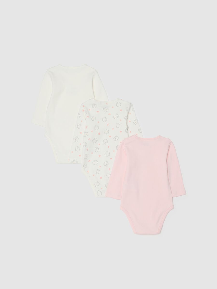 Multicoloured newborn cotton body tripack_1