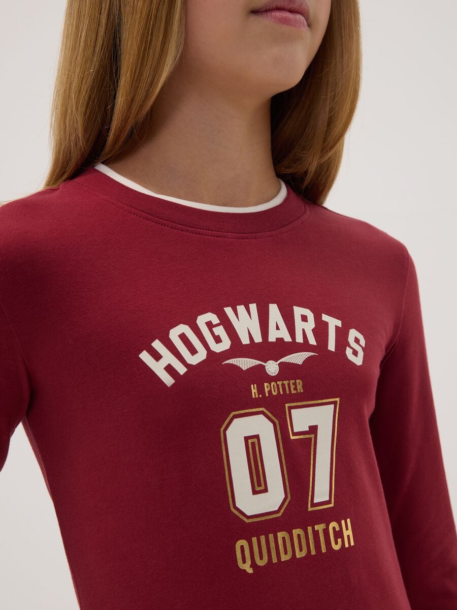 Red Harry Potter stretch cotton T-shirt_1
