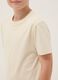 Beige pure cotton boys&rsquo; regular fit T-shirt_2