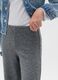Girl's Grey Wide Leg Trousers in Stretch Fabric_2