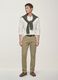 Pantaloni beige in cotone elasticizzato slim fit_2