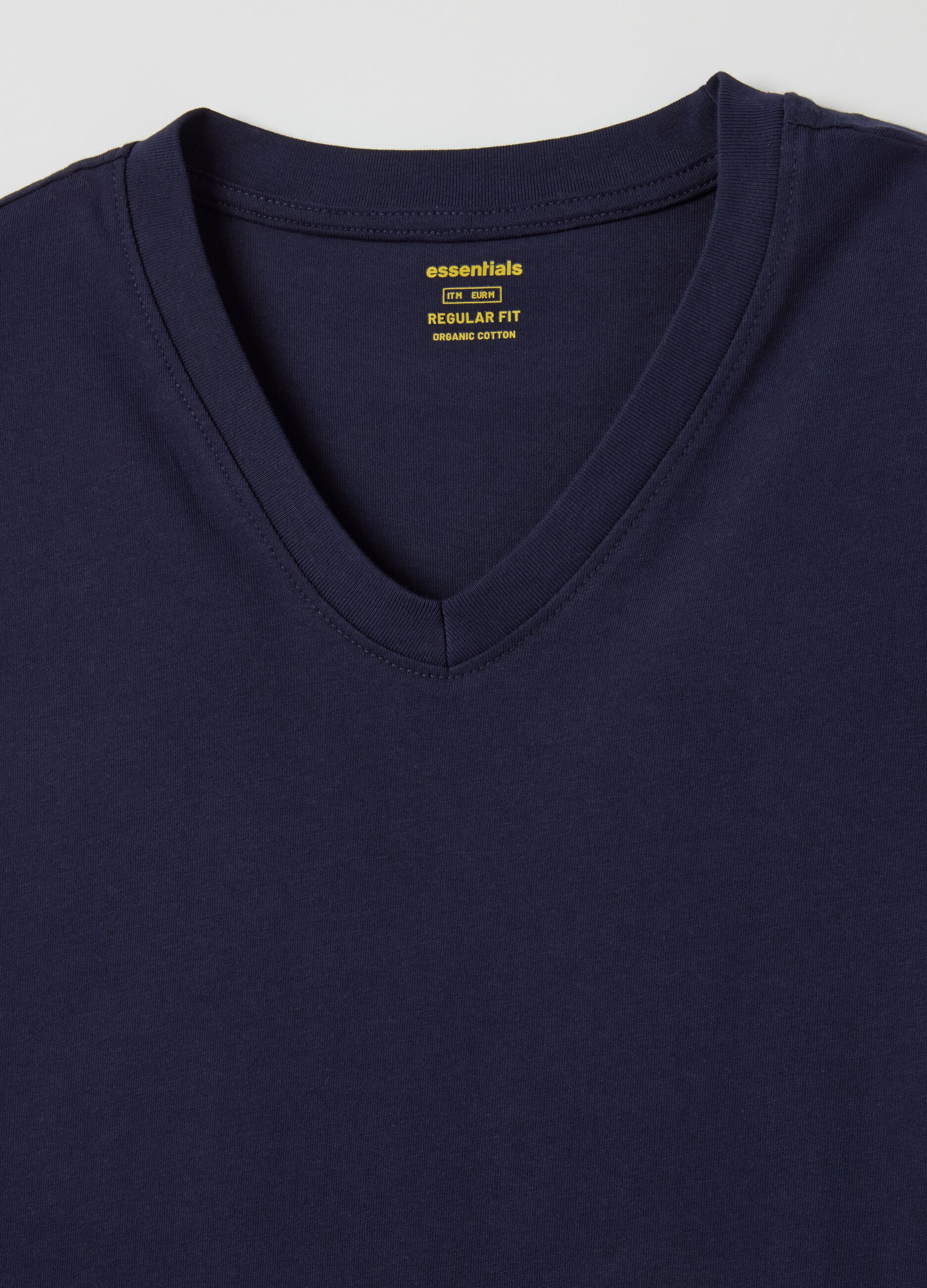 Cotton V-neck T-shirt
