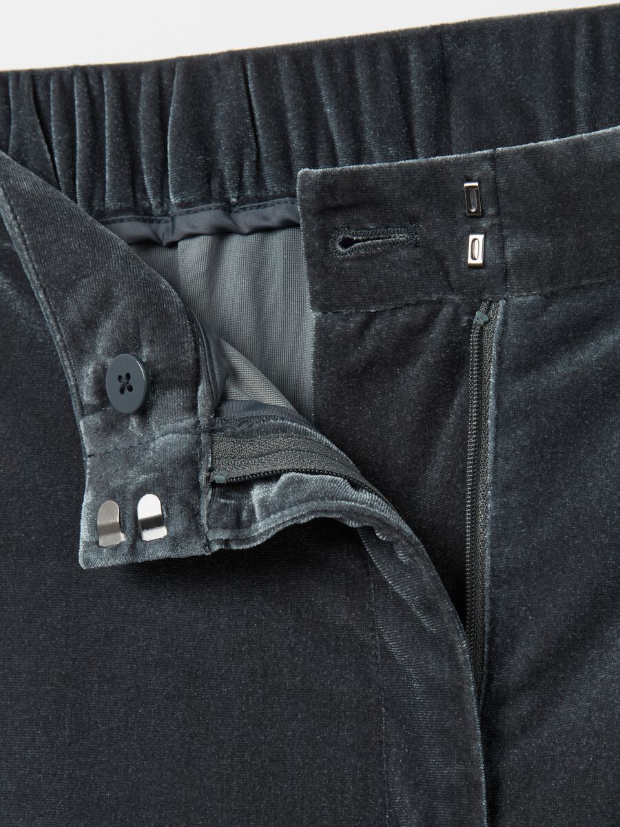Wide-leg trousers in velvet_5
