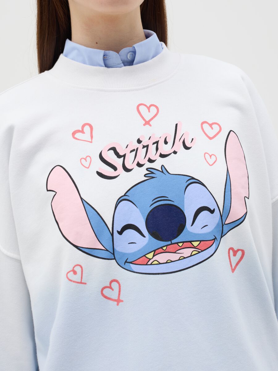 Oversized sweatshirt with Stitch print_2